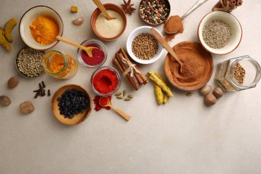 Kase küme çeşitli baharat