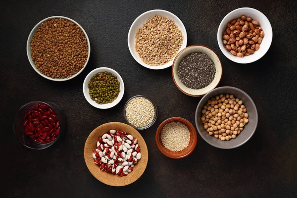 ビーガン豆と穀物 — ストック写真
