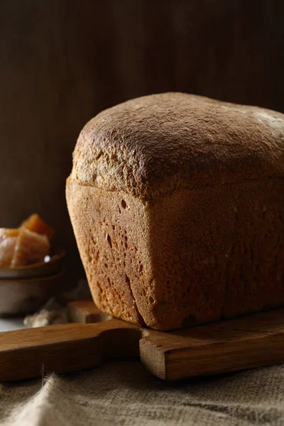 Whole Rye bread closeup — Stock Photo, Image