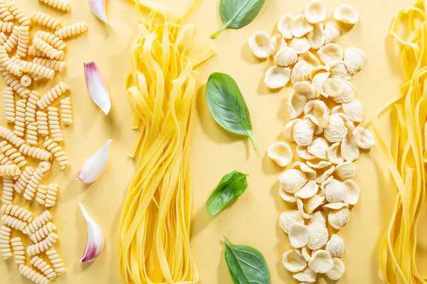 Italiensk Pasta Mat Bakgrund — Stockfoto