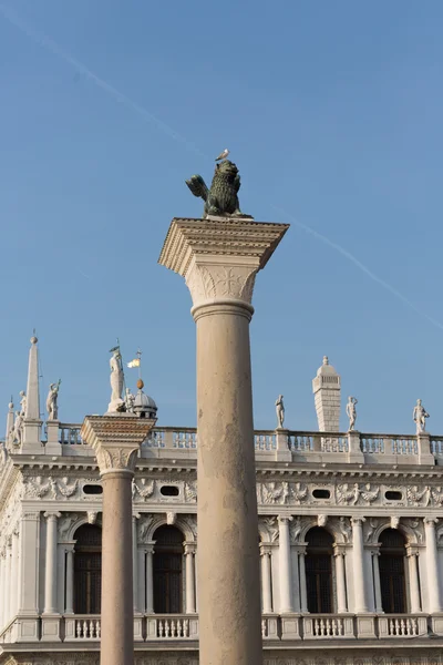 The lion, symbol of Venice, Italy — Stock Photo, Image