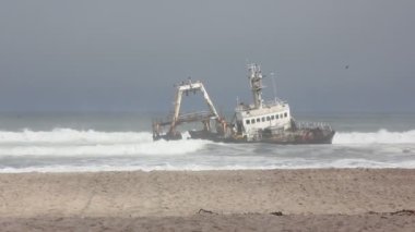 shipwreack, Skeleton Coast, Namibya