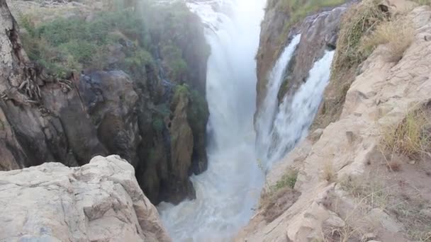 Η Epupa falls, Ναμίμπια — Αρχείο Βίντεο