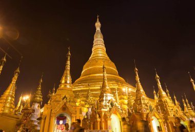 shwedagon pagoda, yangon, myanmar