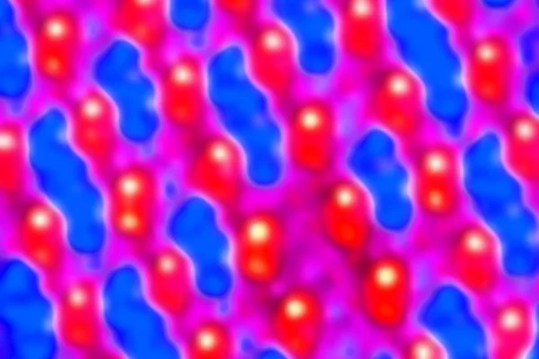 Red-blue background imitating a biological cell under a microsco — 스톡 사진