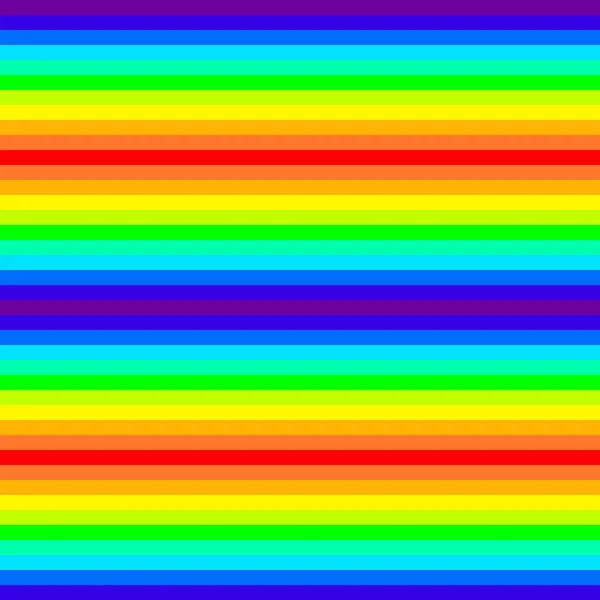 Naadloos Patroon Abstract Regenboog Achtergrond Van Horizontale Gekleurde Strepen Illustratie — Stockfoto