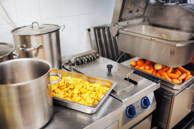 yemek için hazır patates kızartması