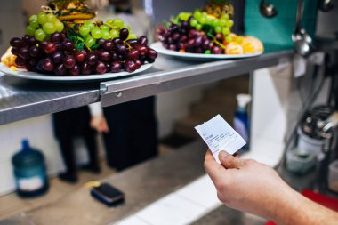 hazır yapılmış bir yemek için denetim listesi