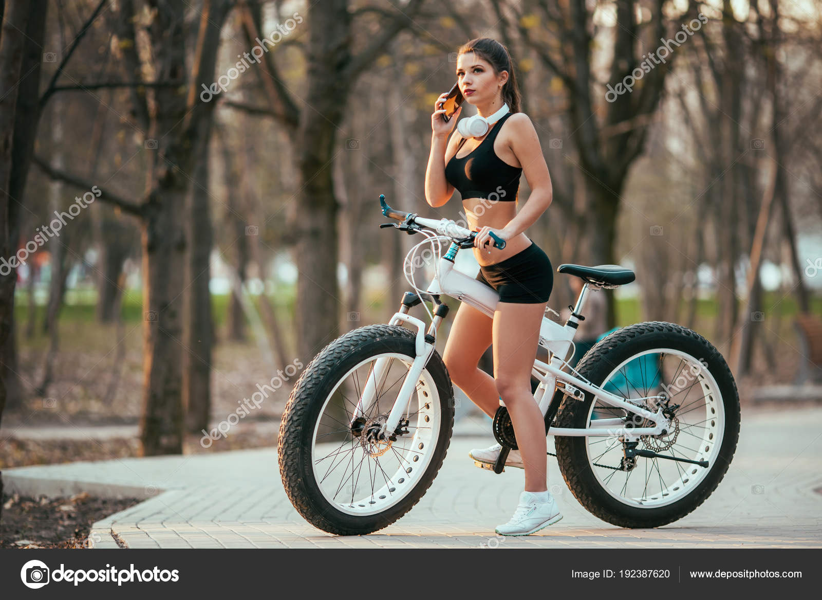 girl sitting on bike