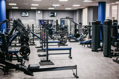 Spor salonunun genel planı.