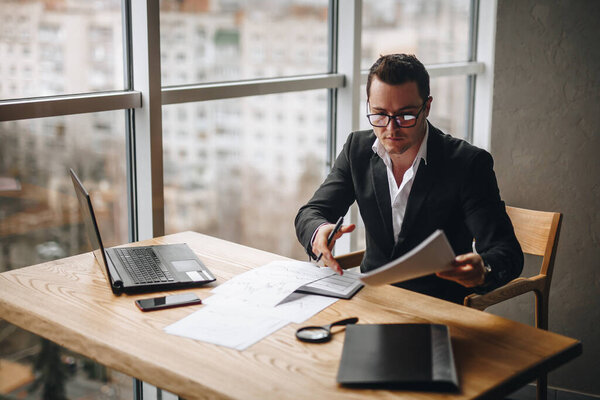 company employee while working in the office