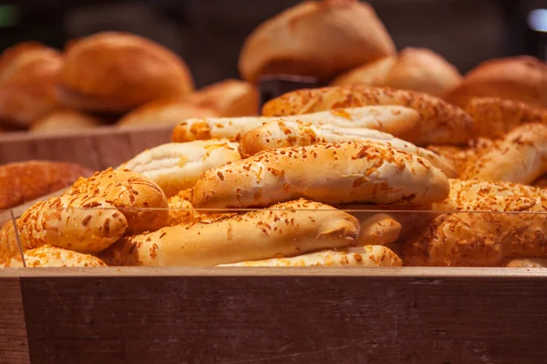 Čerstvý Libový Chléb Horké Pečení — Stock fotografie