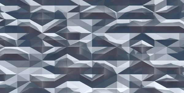 White abstract geometric art, background, wallpaper. Render.