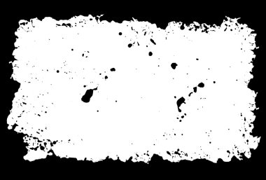 Boya fırça grunge kenarlık çerçeve