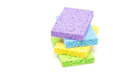 Temiz temizlik sünger kümesi