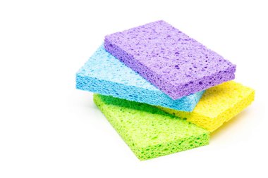 Temiz temizlik sünger kümesi