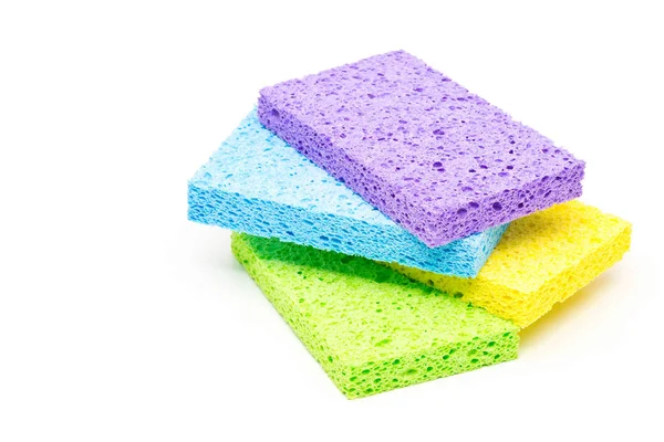 Set of clean cleaning sponges — Stock Photo, Image