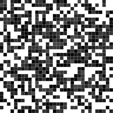 Tek renkli gri tonlama soyut pixelated arka plan