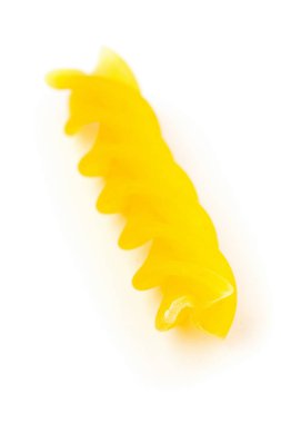 Çiğ, çiğ, Kuru düdük veya rotini makarna şehriye zekası closeup