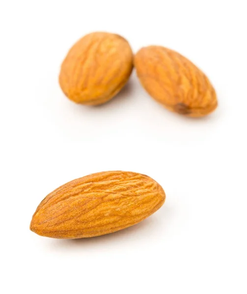 Macro of shelled almond kernels — Stock Photo, Image