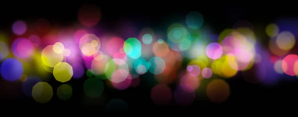 Arco iris de color brillante desenfocado abstracto luz bokeh fondo — Foto de Stock