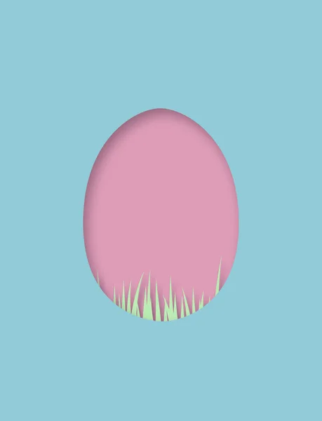 Pastel diseño de Pascua minimalista de color con huevos de Pascua de colores un —  Fotos de Stock