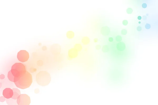 Rainbow pastel colored shiny defocused abstract light bokeh back — Stock Photo, Image