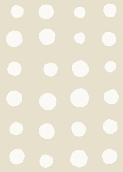 Irregular abstract retro modern dots or blobs circle pattern