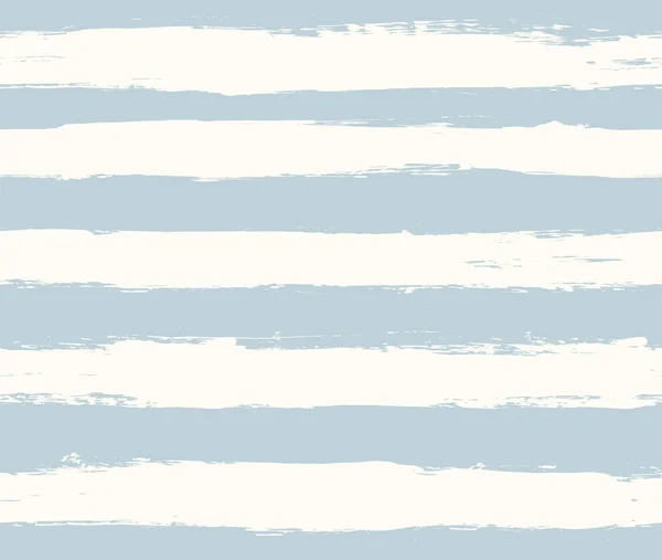 Blue and beige pastel summer ocean wave themed repeatable paintbrush stripes — Stock Photo, Image