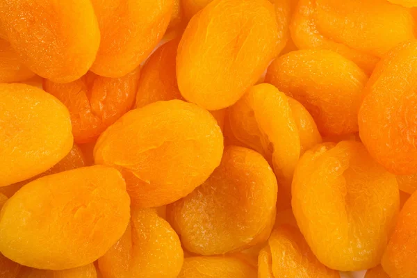 Haufen Getrockneter Aprikosen Fruchtrahmen Füllung Hintergrund — Stockfoto