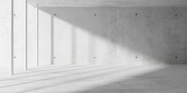 Abstract empty, modern concrete room with sunlight lighting — Stock Photo, Image