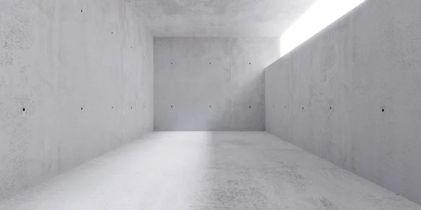 Abstracte Lege Moderne Betonnen Muren Hal Met Indirekt Venster Licht — Stockfoto