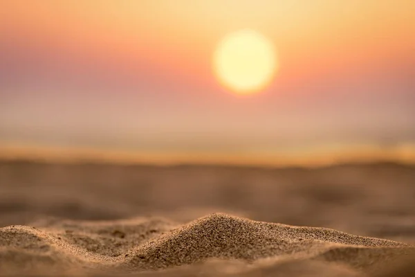 Dunas de areia ao pôr do sol — Fotografia de Stock