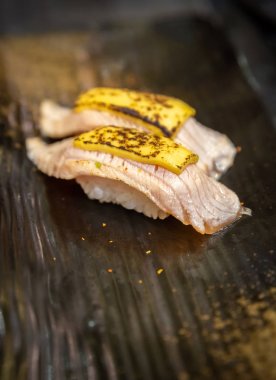 Suşi, tipik bir Japon gıda 