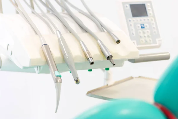 Close Detail Dentist Instruments Medical Clinic — Stock Photo, Image