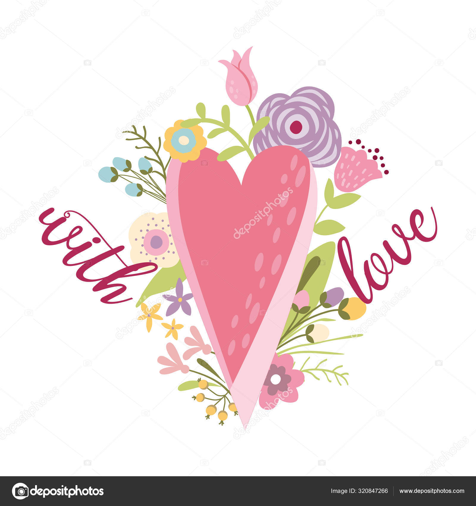 Carte Saint Valentin Mignon Dessine A La Main Rose Coeur Fleurs Texte Avec Amour Illustration Vectorielle Image Vectorielle Tkuzminka C Carte Saint Valentin Mignon Dessine A La Main Rose Coeur Fleurs Texte Avec Amour Illustration Vectorielle Image Vectorielle Tkuzminka C