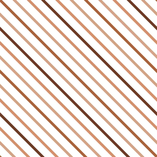 Dekorativ diagonal bakgrund i brun, kaffe och karamell färger gjorda av linjer. — Stock vektor
