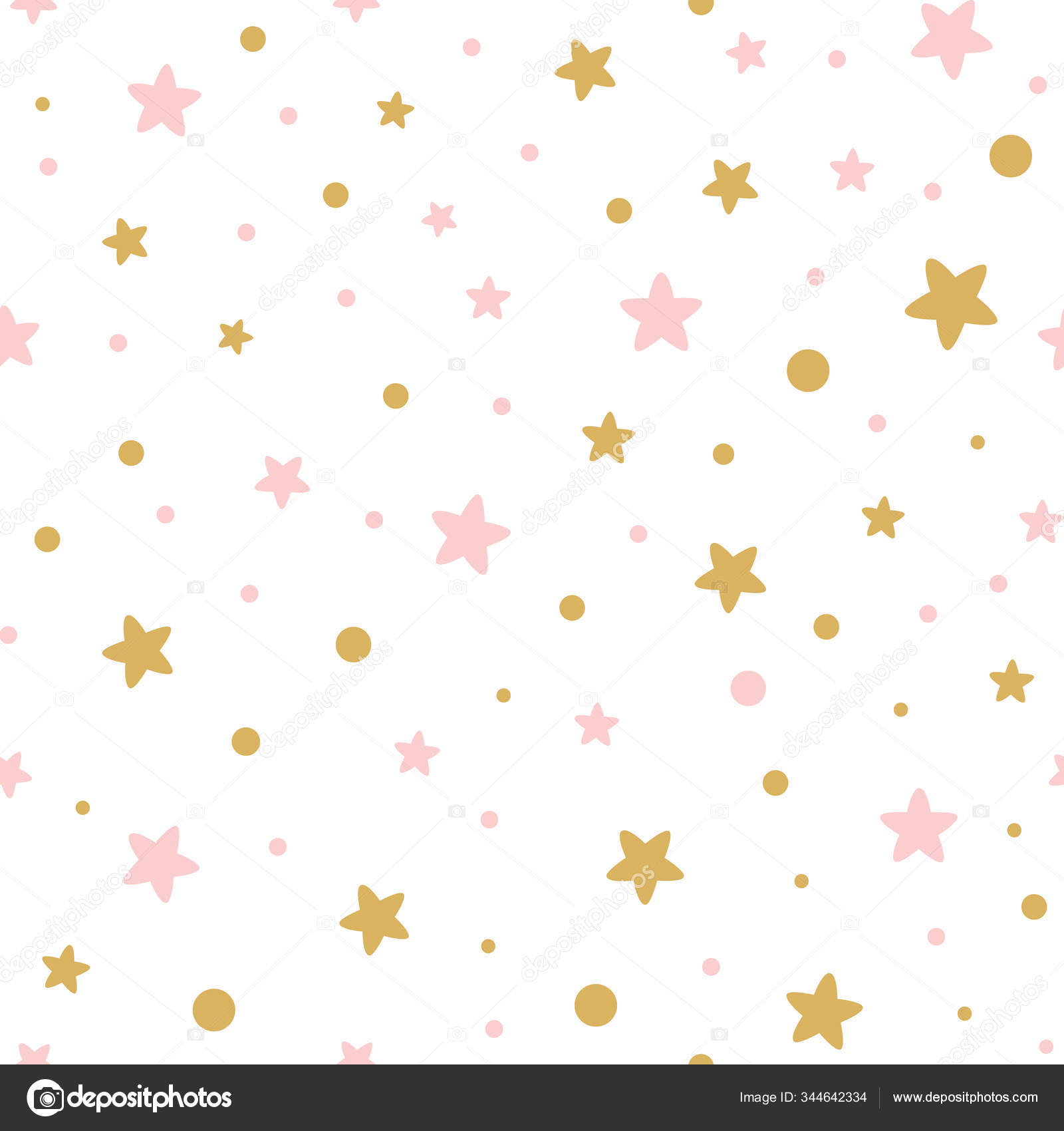 light pink stars | Sticker