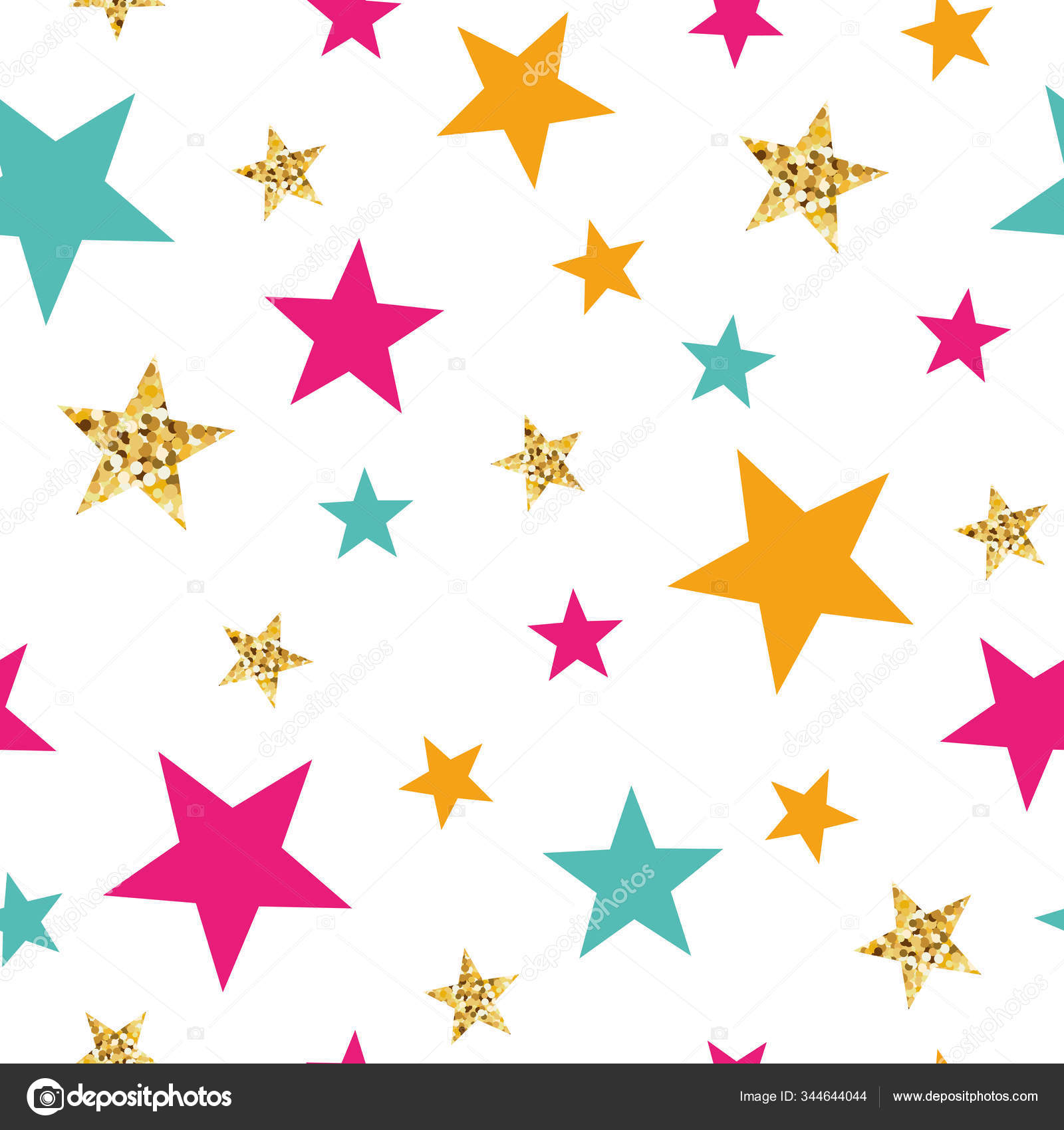 Gold glitter stars seamless pattern background Abstract ornament in orange pink blue stars shape Stock Vector Image by ©tkuzminka #344644044 Gold glitter stars seamless pattern background Abstract ornament in orange pink blue stars shape Stock Vector Image by ©tkuzminka #344644044