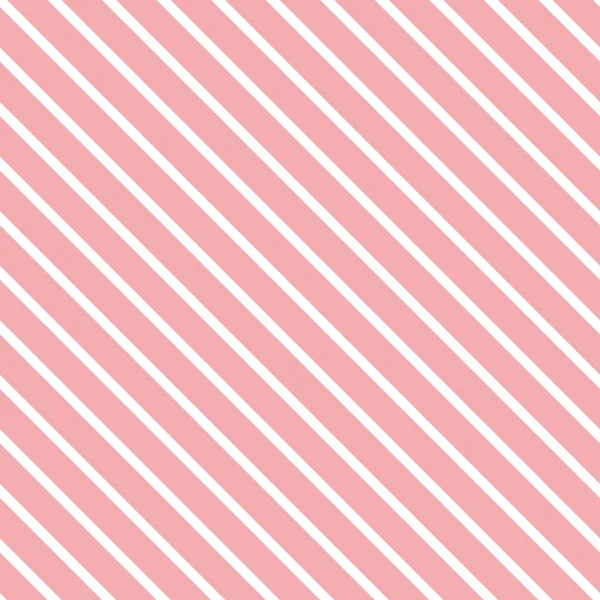 Padrão sem costura rosa decorativo fundo diagonal feito de linhas para a menina —  Vetores de Stock