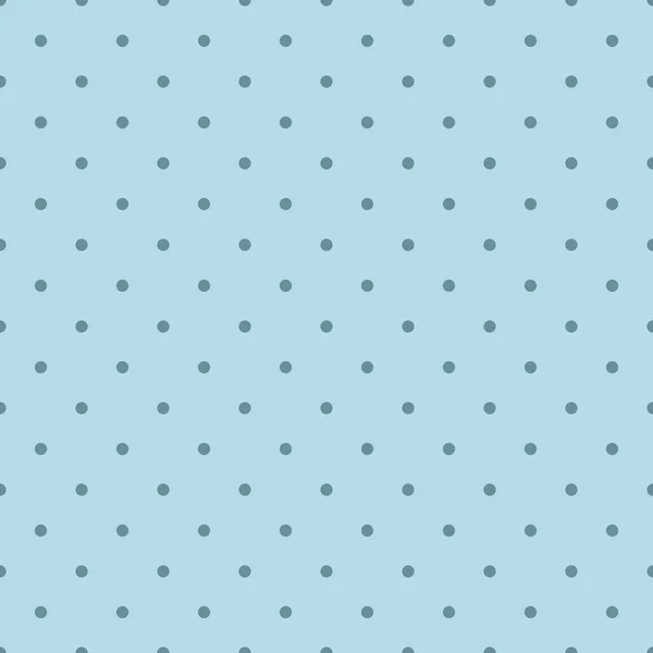 Blue seamless polka dot background Abstract geometric retro endless pattern Vector circle elements — Stockvektor