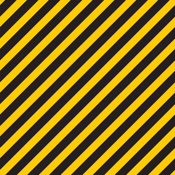 Mur à rayures jaunes noires Avertissement routier industriel à rayures dangereuses Rayures diagonales noires jaunes Modèle sans couture — Photo