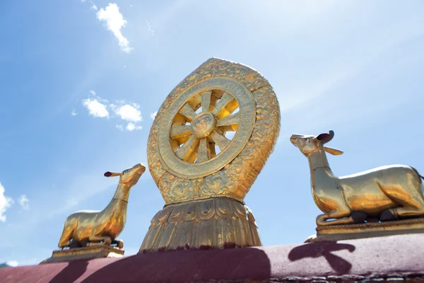 Jokhang Temple Wall Lhasa Tibet — Stock Photo, Image