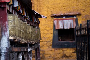 Jokhang tapınak parçası Lhasa Tibet