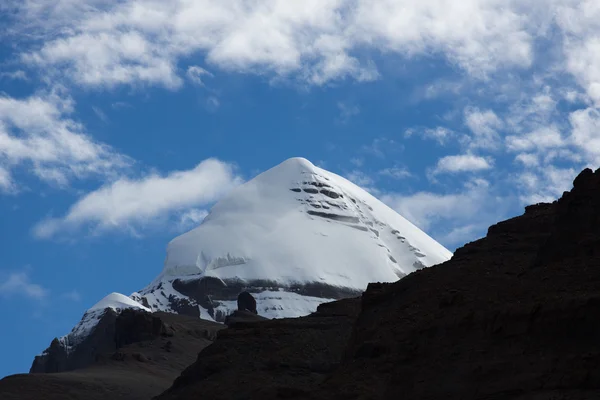 Heilige Kailas Mountain Tibet Home van de Lord Shiva — Stockfoto