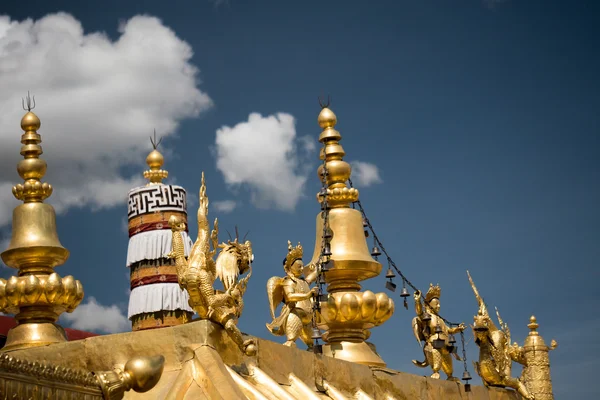 大昭寺片段拉萨西藏 — 图库照片