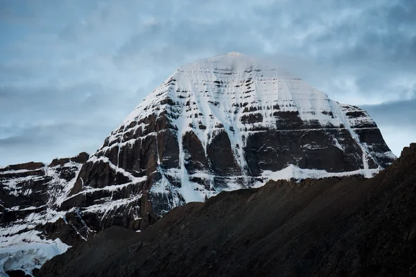 Heliga Kailas Mountain Tibet Home av Lord Shiva — Stockfoto