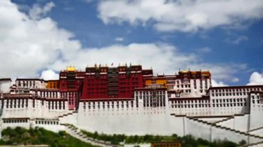 Potala Sarayı. Dalai lama yer. Lhasa, Tibet
