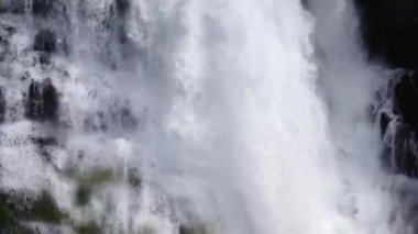 Yaz aylarında nehir dağ, şelale