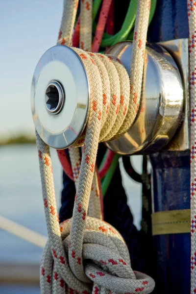 Yacht detail - block — Stock Photo, Image